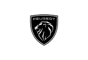 Le logo de Peugeot.